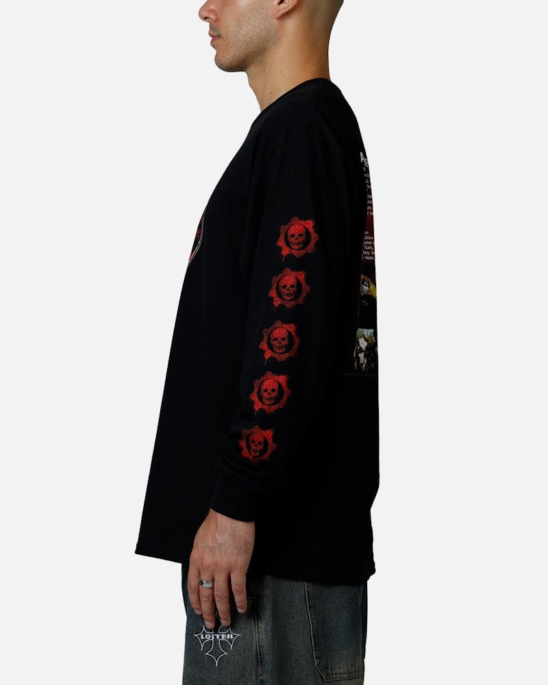 73 Studio X Gears Of War Gears Of Wear Long Sleeve T-Shirt Black