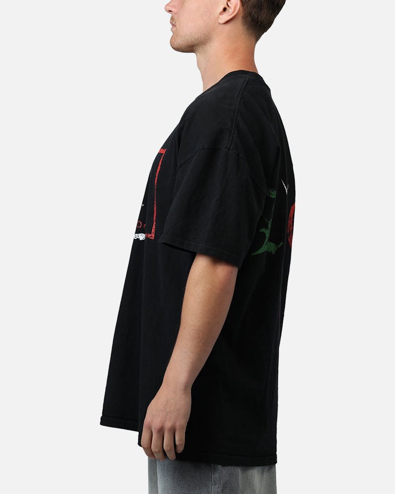 Culture Kings X WWE LWO Logo T-Shirt Black