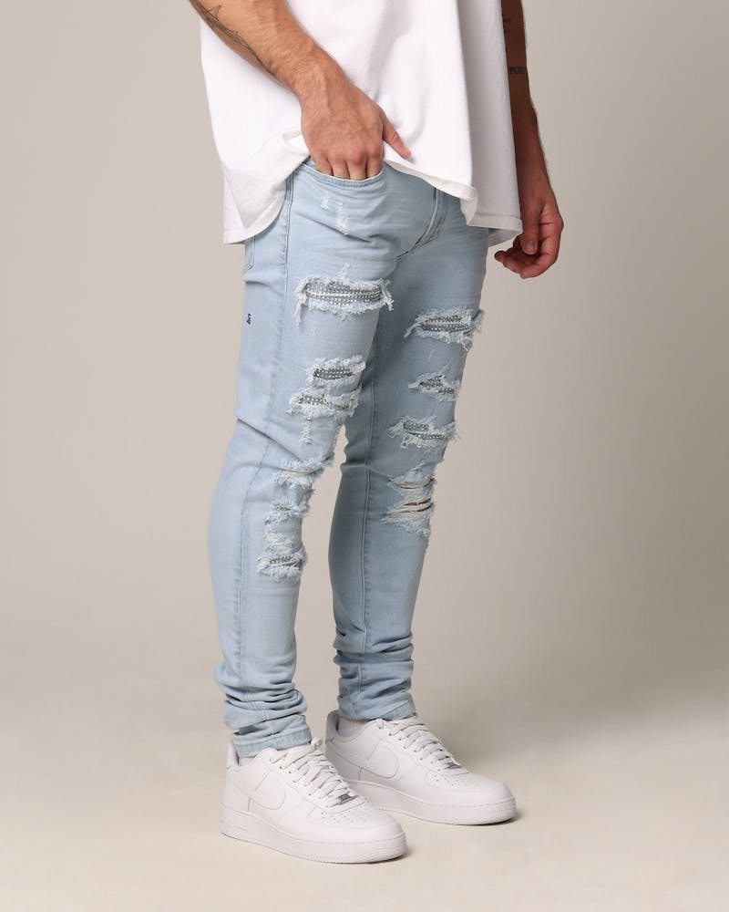 Saint Morta Diamond Summum Jeans Light Blue