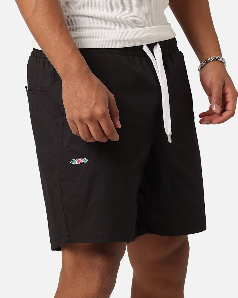Carre Rosebud Beach Shorts Black