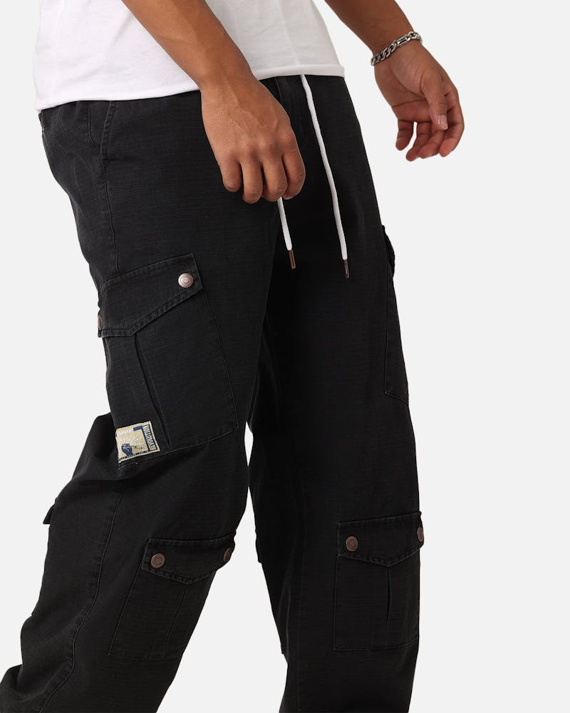 Carre Quality Cargo Jogger Washed Black