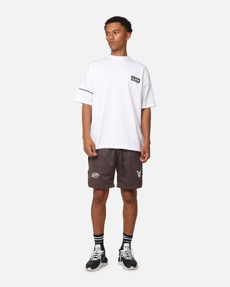 The Anti Order Future Racing Basketball Shorts Dark Brown