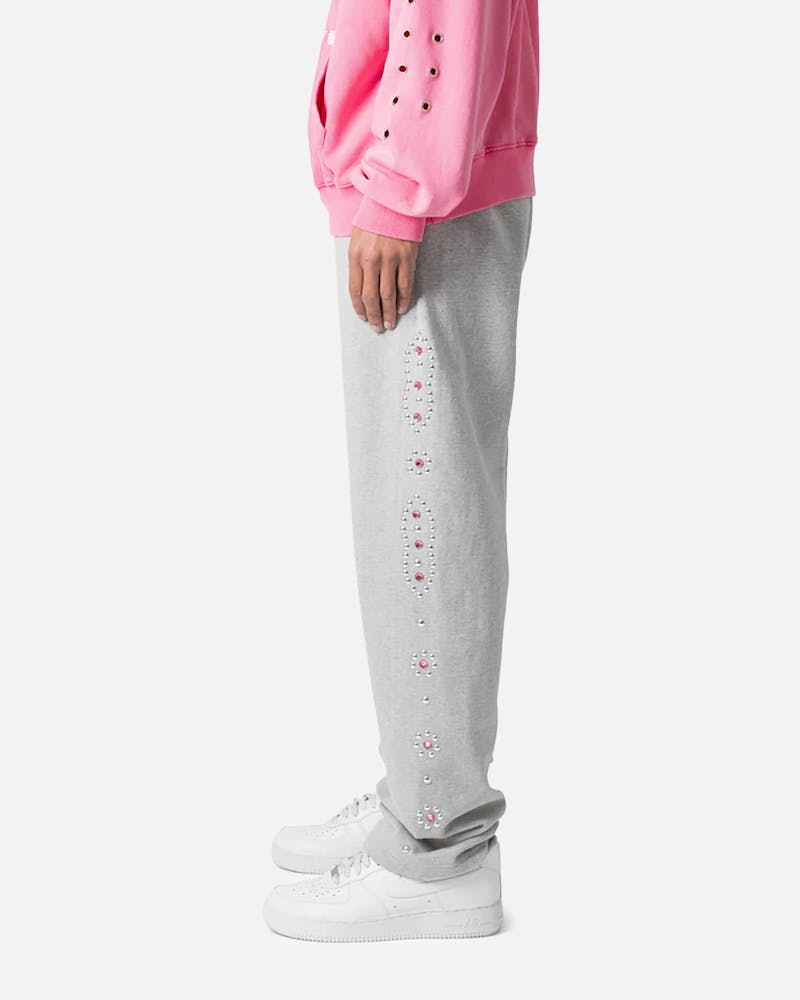 MNML West Studded Baggy Sweatpants Grey