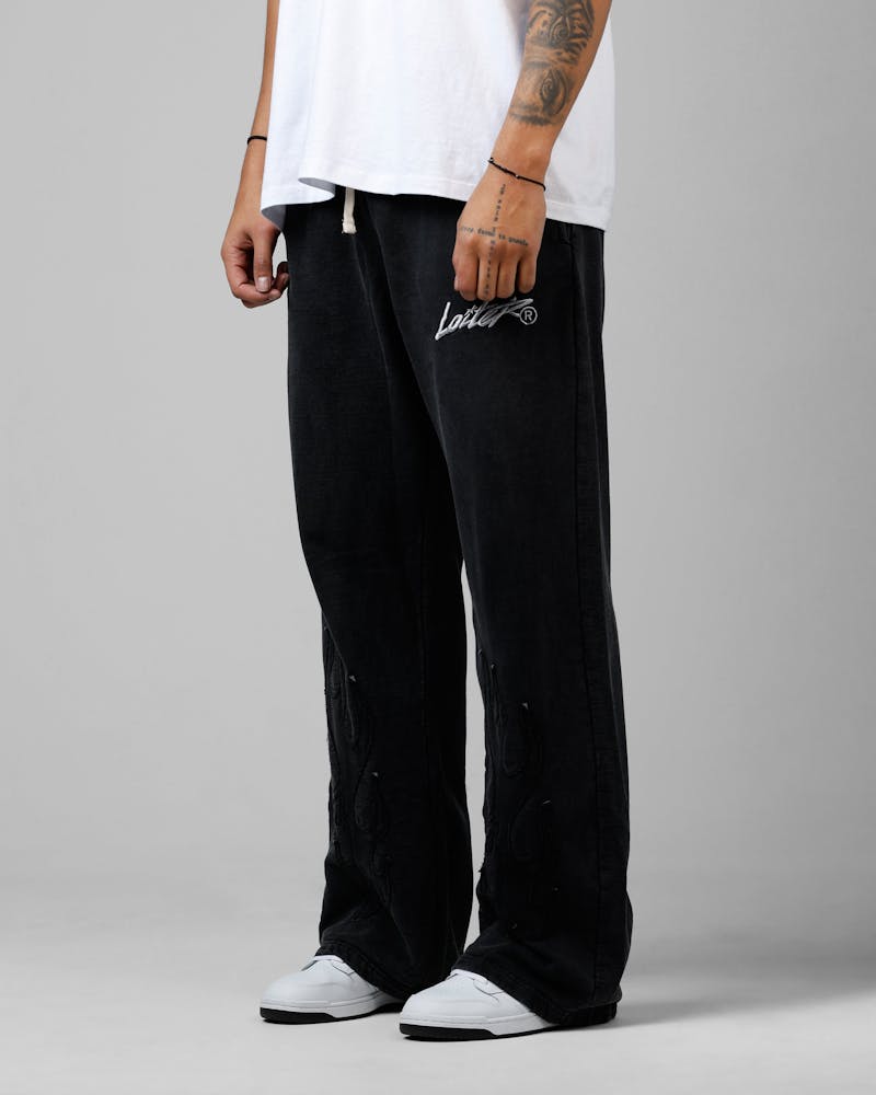 Loiter Inferno Sweatpants Washed Black