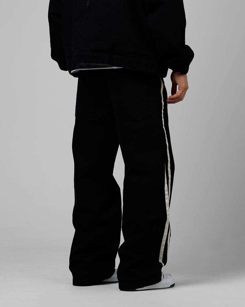 Loiter Track Star Denim Jeans Black