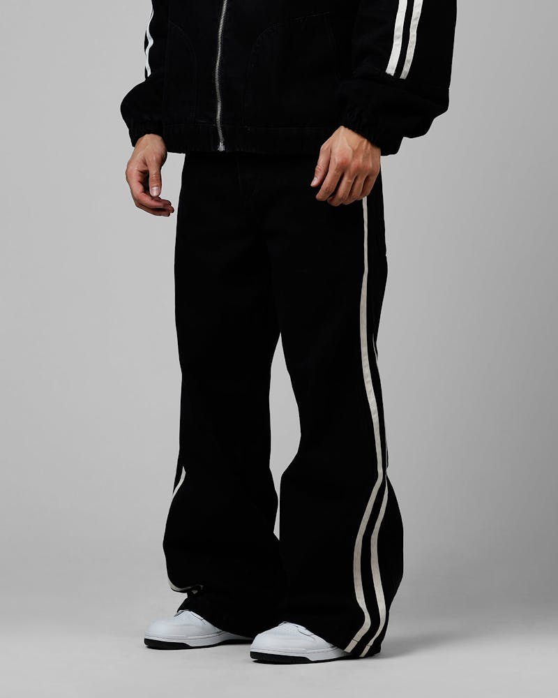 Loiter Track Star Denim Jeans Black