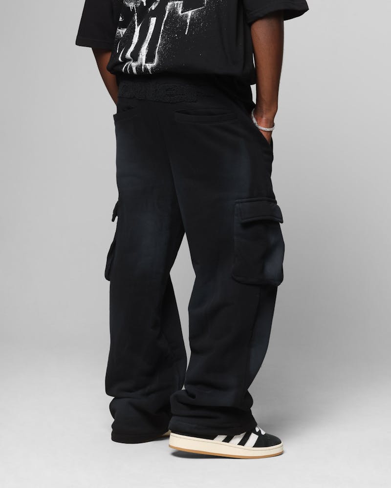 Loiter Premium Essentials Sweatpants Washed Black