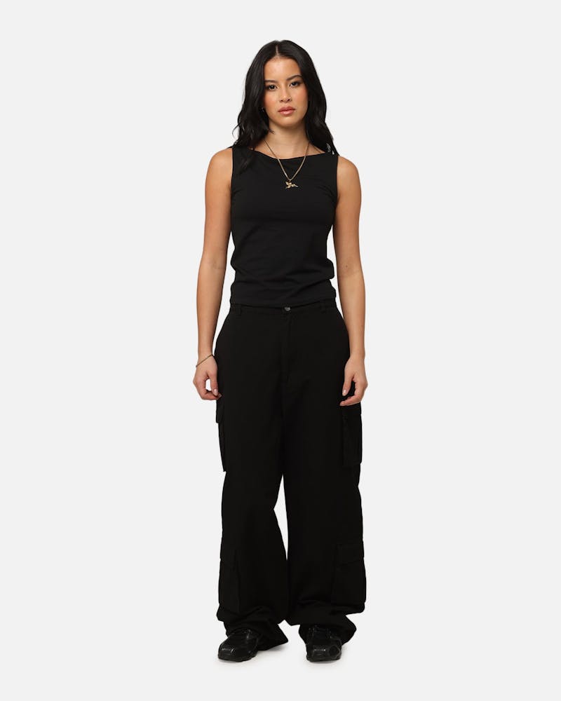 Carre Tactical Baggy Cargo Pants Black