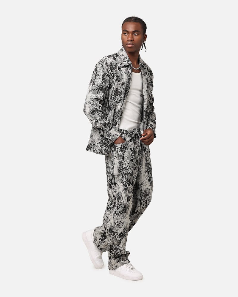 XXIII Denim Jacquard Jeans Black Denim