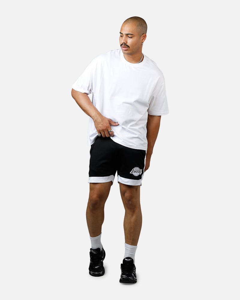 New Era Los Angeles Lakers Sport Class Shorts Black/White