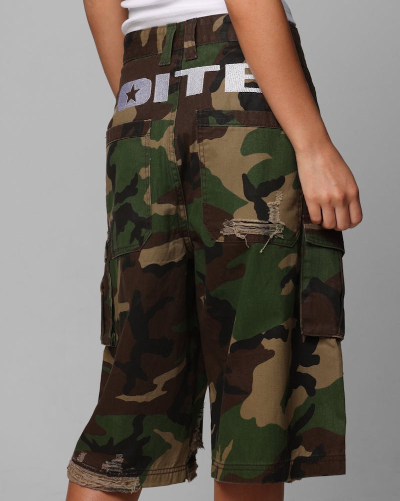 Loiter Collateral Cargo Shorts Camo