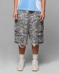 Loiter Collateral Cargo Shorts Black Wash