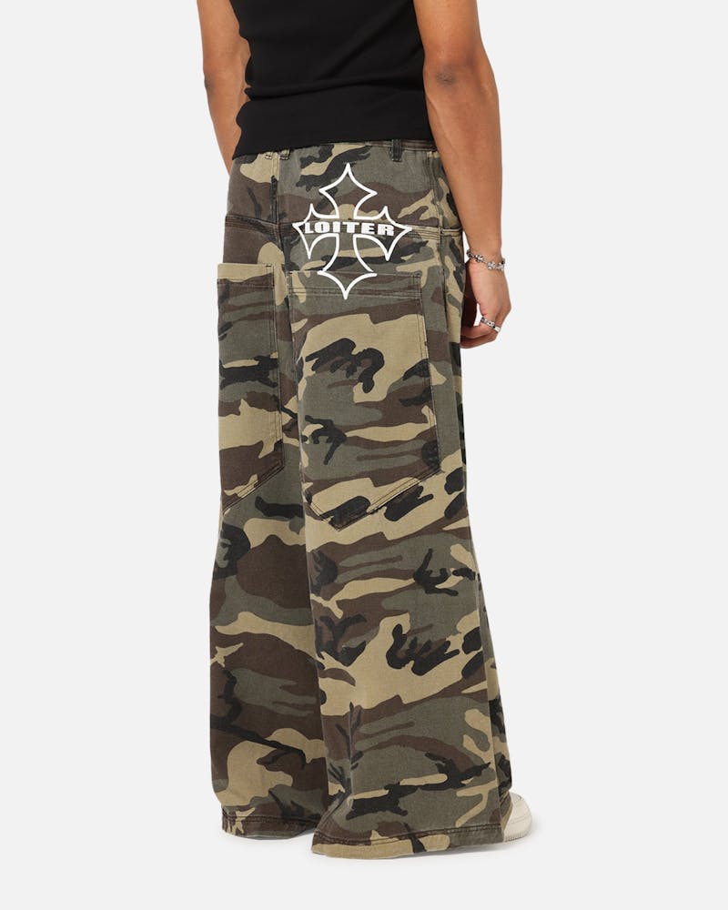 Loiter Skate Jeans Woodland Camo