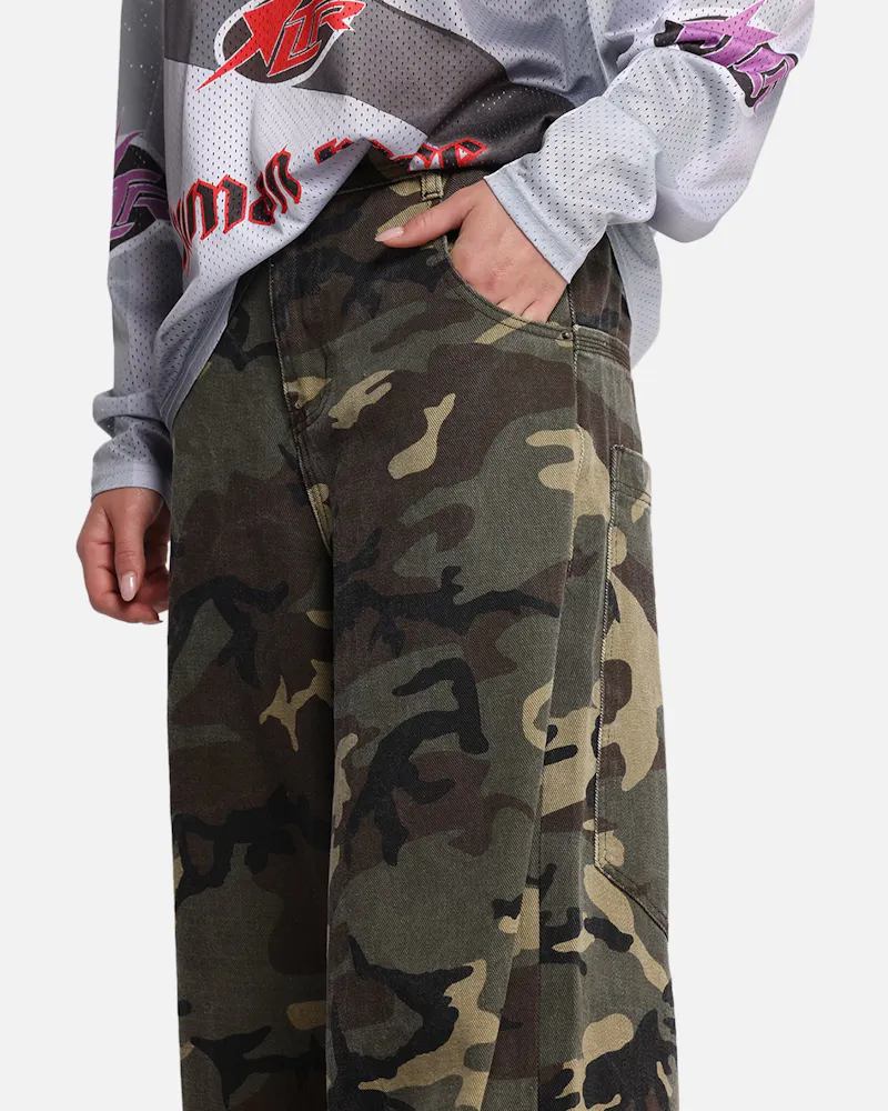 Loiter Skate Jeans Woodland Camo