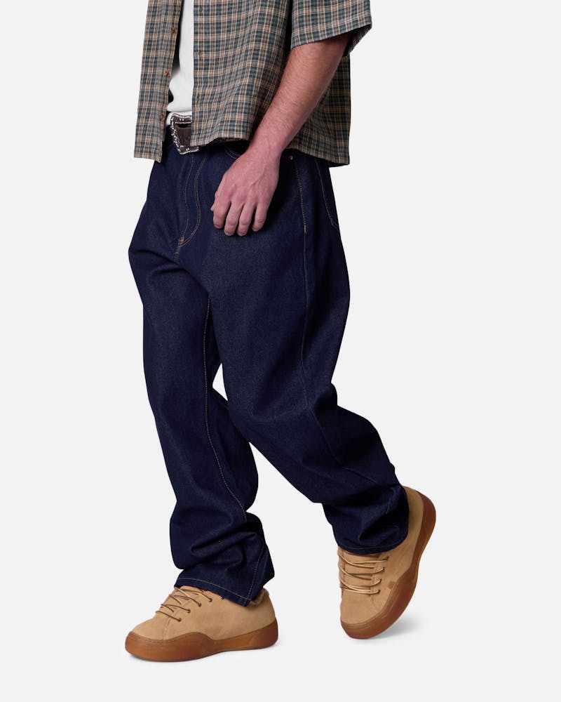 MNML Ultra Baggy Jeans Raw Blue