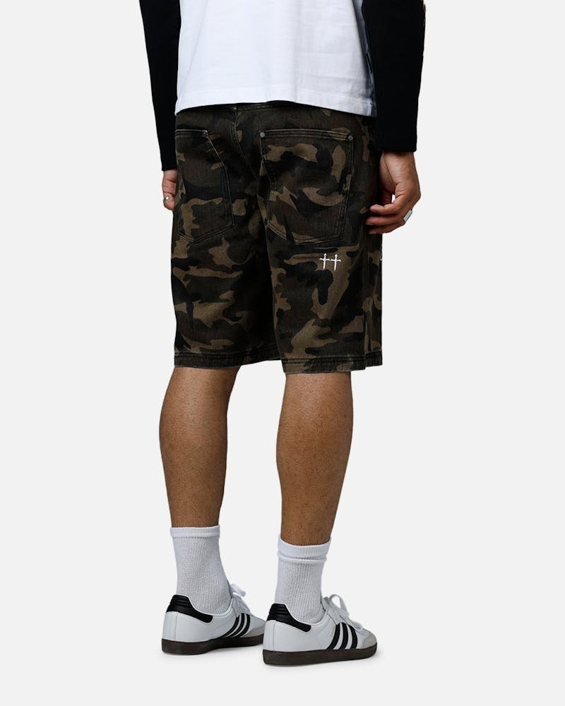 Saint Morta Kingdomcome Baggy Shorts Camo