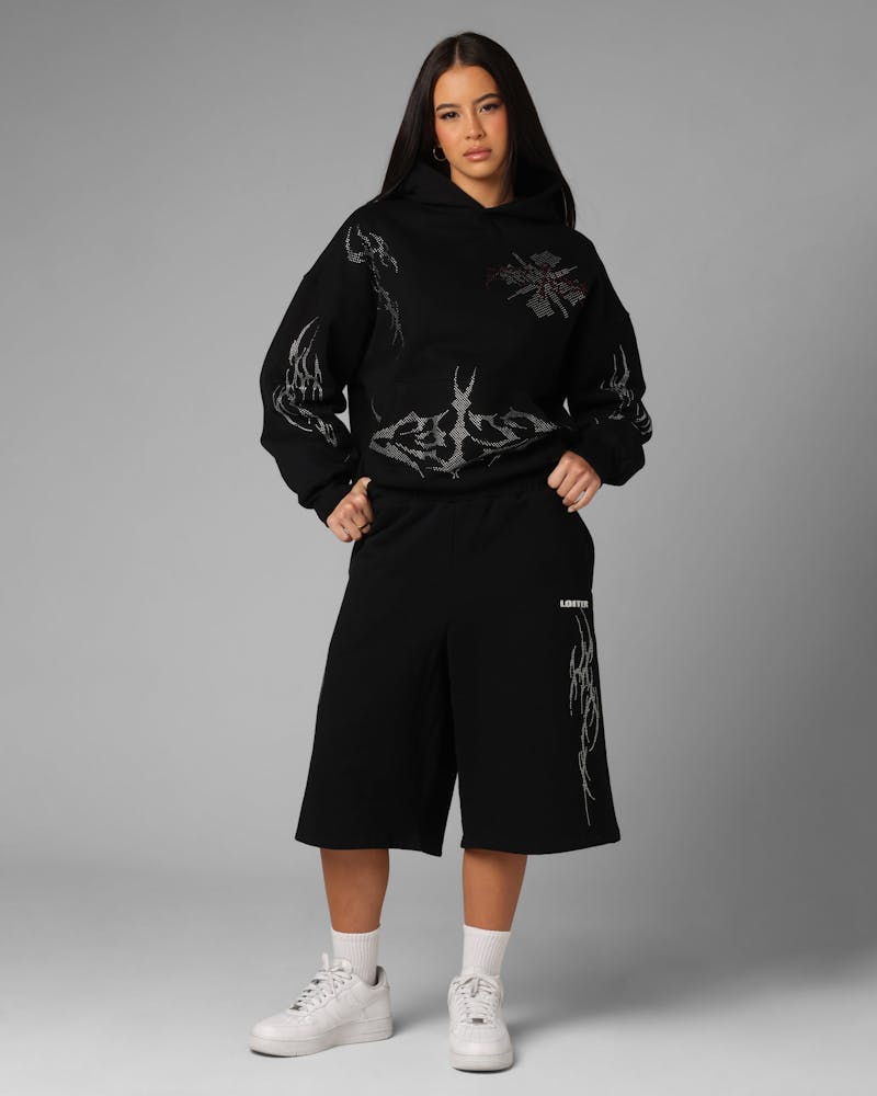 Loiter Opaque Sweat Shorts Black