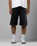 Loiter Goth Clique Jorts Black
