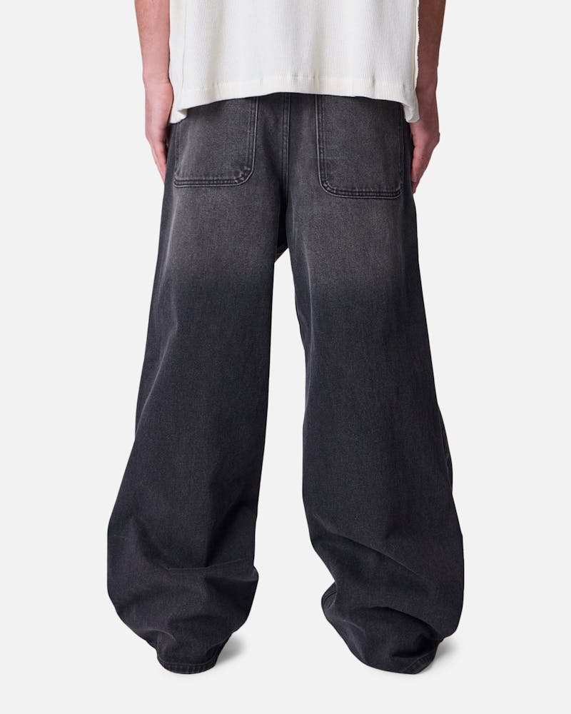 MNML Rave Washed Jeans Vintage Black