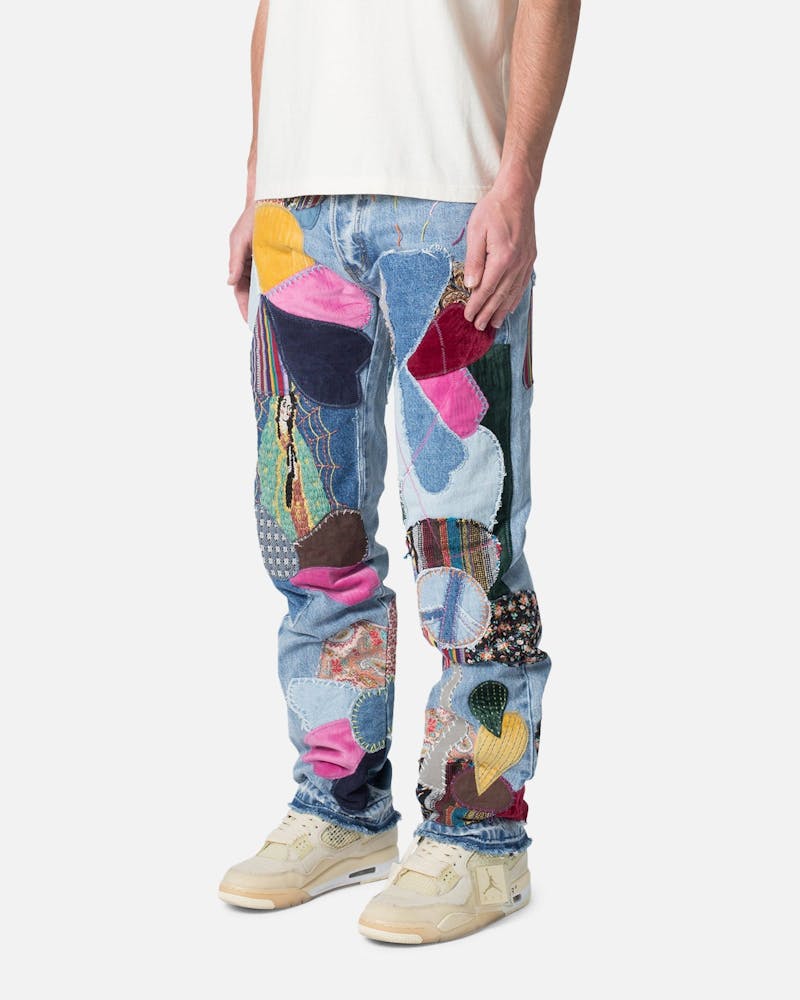 MNML Ultra Baggy Patchwork Jeans Multi