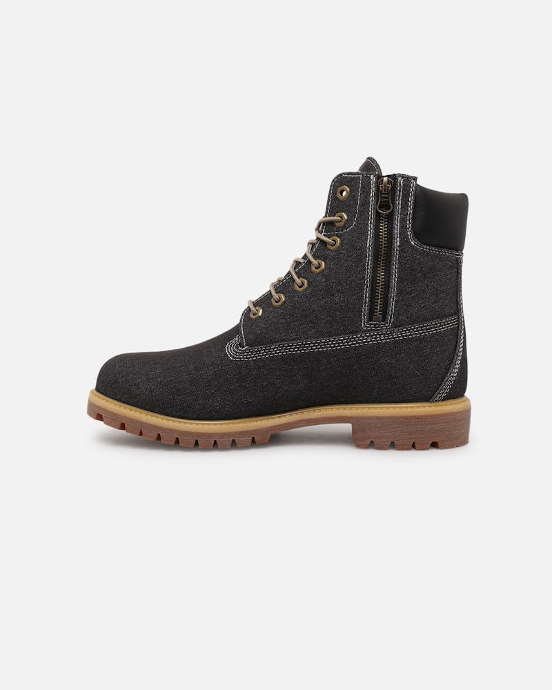 Timberland X Culture Kings 6" Black Denim Premium Boot Black Denim