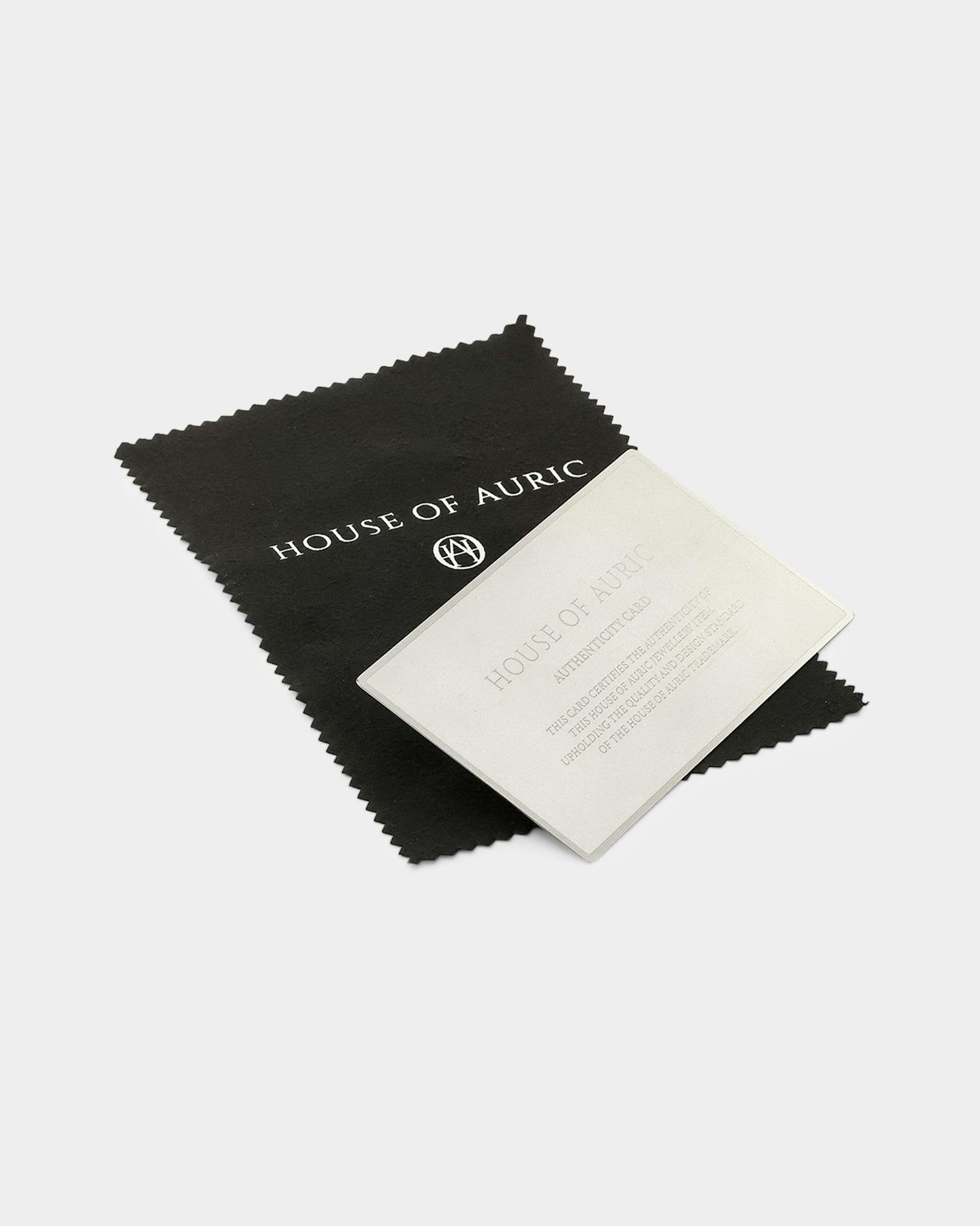 House Of Auric 6.4mm Double Curb Bracelet 18k Gold Vermeil