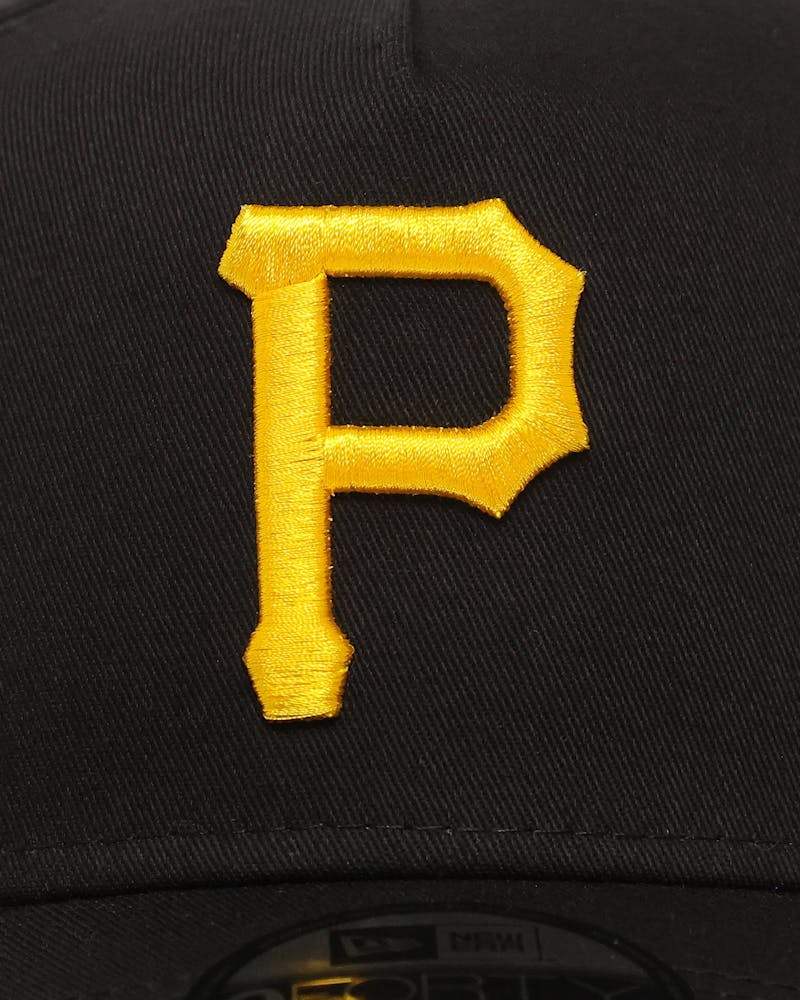 New Era Pittsburgh Pirates 'Team Logo' 9FORTY A-Frame Snapback Black/OTC