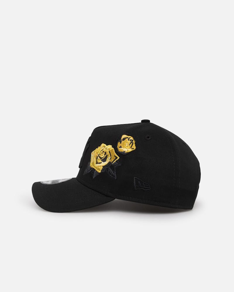 New Era New York Yankees 'Gold Rose Embroidery' 9FORTY A-Frame Snapback Black/Gold
