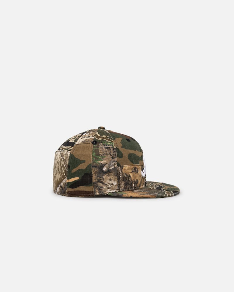 New Era Atlanta Braves 'Patchwork Camo' 59FIFTY Fitted Woodland Camo