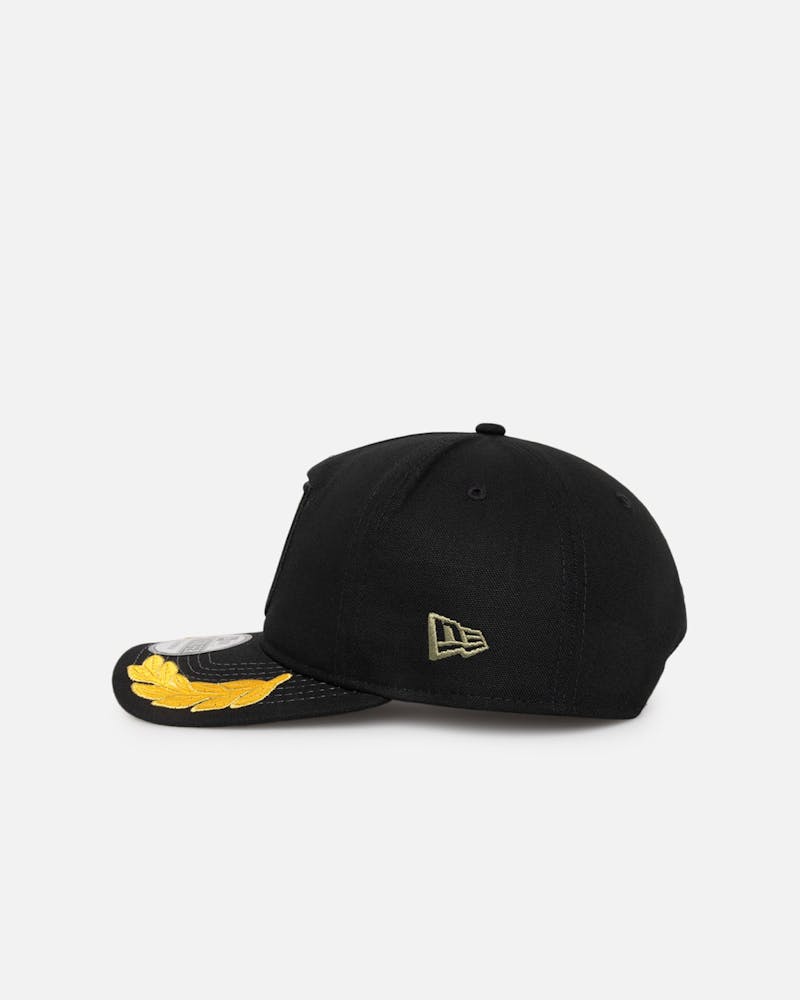New Era Houston Astros 'Military Patch' Pre-Curved Golfer Snapback Black