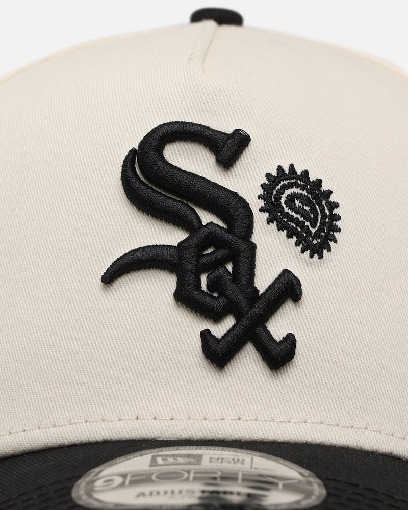 New Era Chicago White Sox 'Paisley Hit' 9FORTY A-Frame Snapback Chrome White/Black