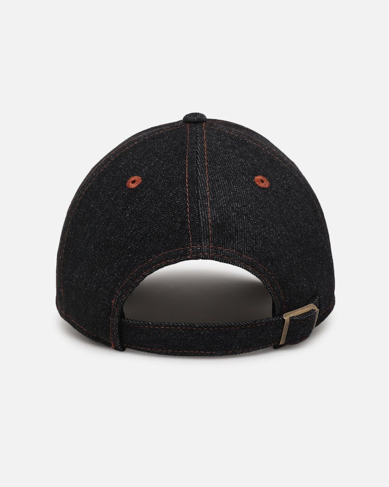 New Era Chicago White Sox "Black Denim" Classic Casual Strapback Black Denim/Rust Contrast