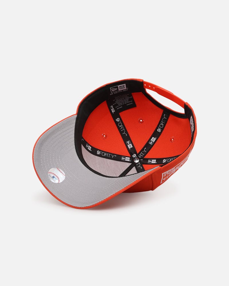 New Era Los Angeles Dodgers 'Upside Down LA Polychromatic' 9FORTY A-Frame Snapback Orange thumbnail - 5
