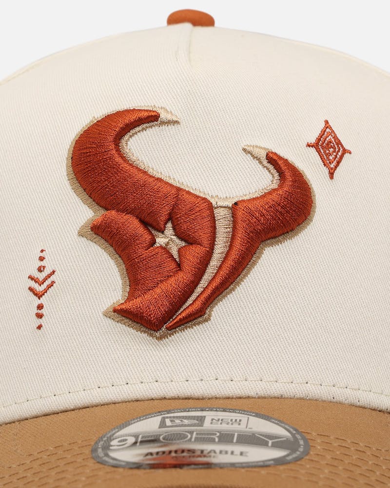 New Era Houston Texans 'Sunset Trails' 9FORTY A-Frame Snapback Rust