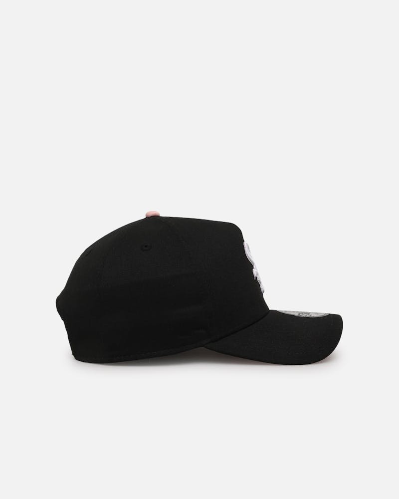 New Era Chicago White Sox 'Pink Satin Hearts 2.0' 9FORTY A-Frame Snapback Black/Pink