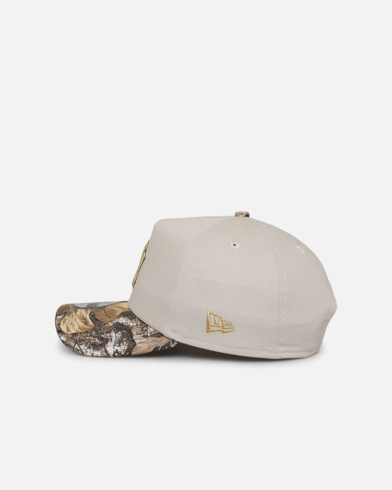 New Era New York Yankees 'Real Tree Stone' 9FORTY A-Frame Snapback Stone