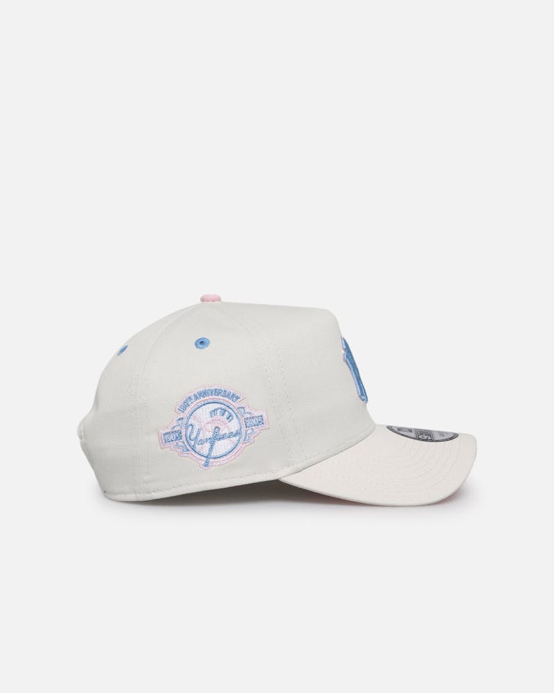 New Era New York Yankees 'Pastel' 9FORTY A-Frame Snapback Chrome White