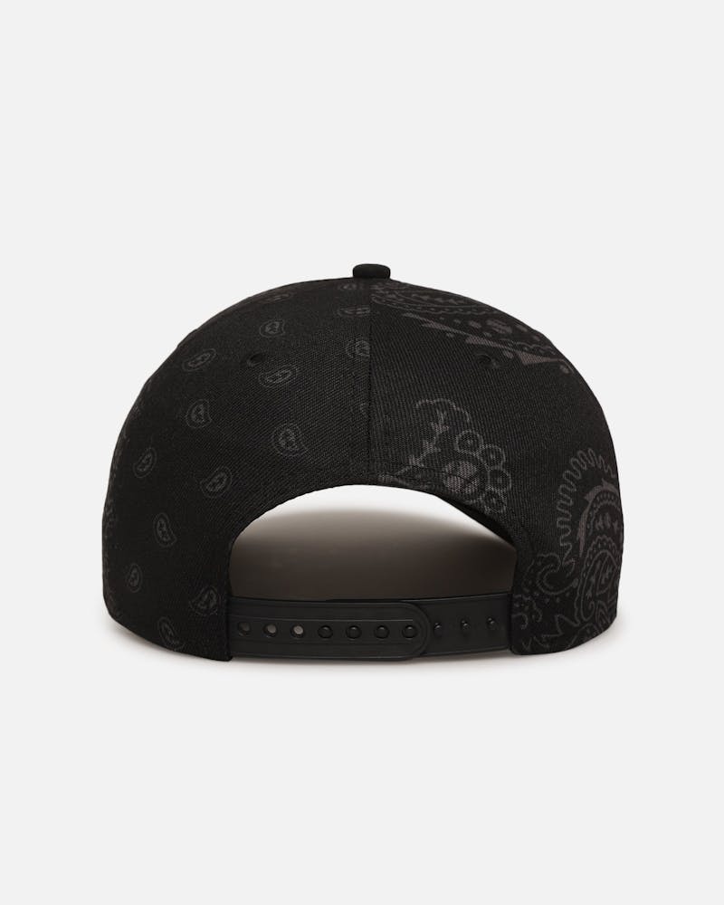 New Era Los Angeles Lakers 'Tonal Paisley' 9FORTY A-Frame Snapback Black