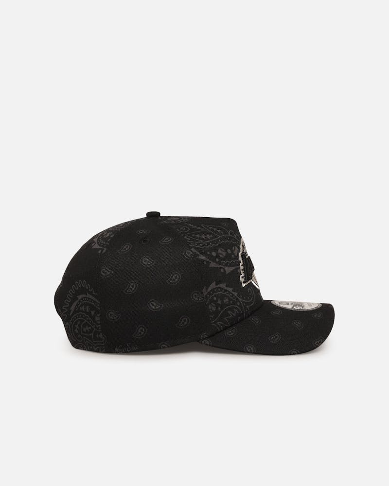New Era Los Angeles Lakers 'Tonal Paisley' 9FORTY A-Frame Snapback Black