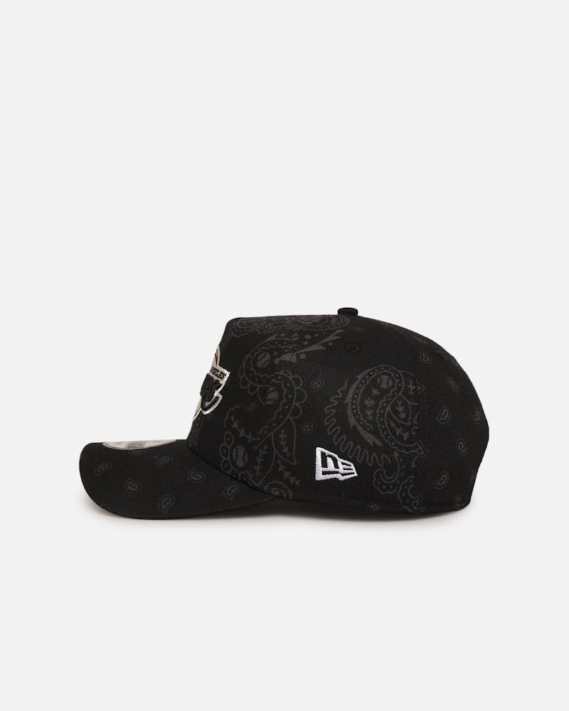 New Era Los Angeles Lakers 'Tonal Paisley' 9FORTY A-Frame Snapback Black
