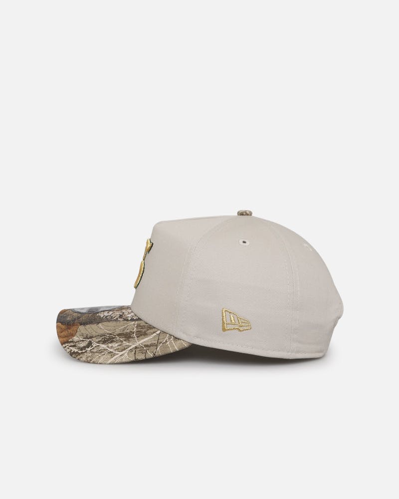 New Era Chicago White Sox 'Real Tree Stone' 9FORTY A-Frame Snapback Stone