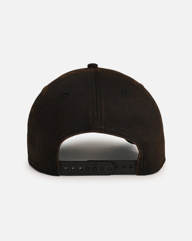 New Era Pittsburgh Pirates 'Washed Black Gothic Script' 9FORTY A-Frame Snapback Black