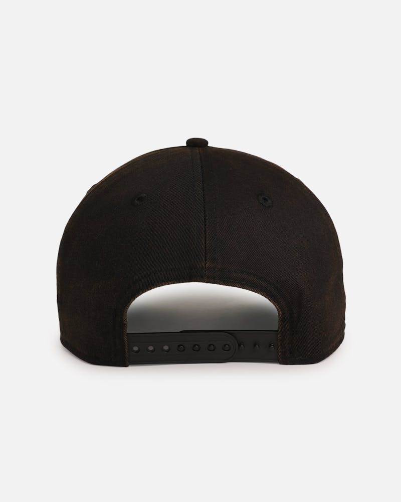 New Era New York Yankees 'Washed Gothic Visor' 9OFRTY A-Frame Snapback Black