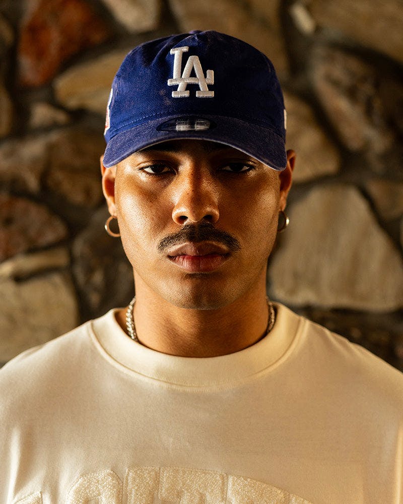 New Era Los Angeles Dodgers 'Washed Team Color' 9FORTY A-Frame Snapback Official Team Color