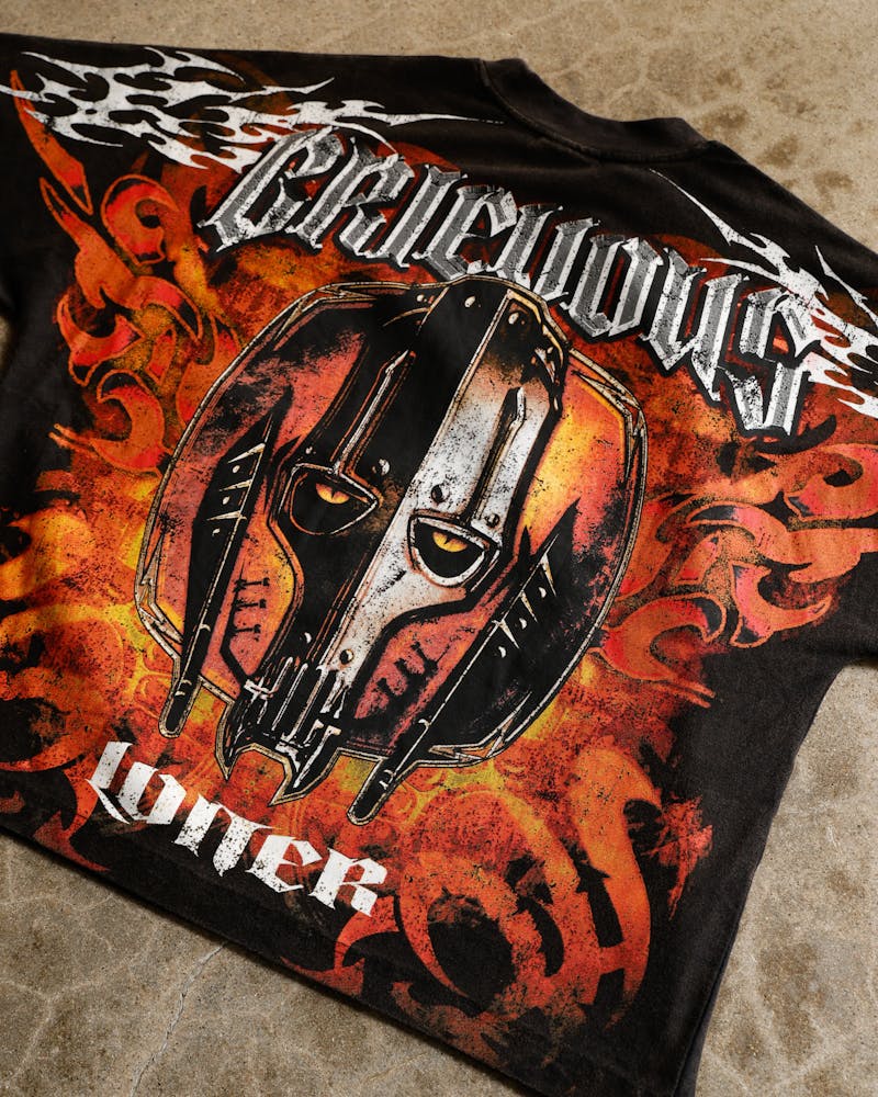 Loiter Star Wars Grevious Vintage T-Shirt Black/Red