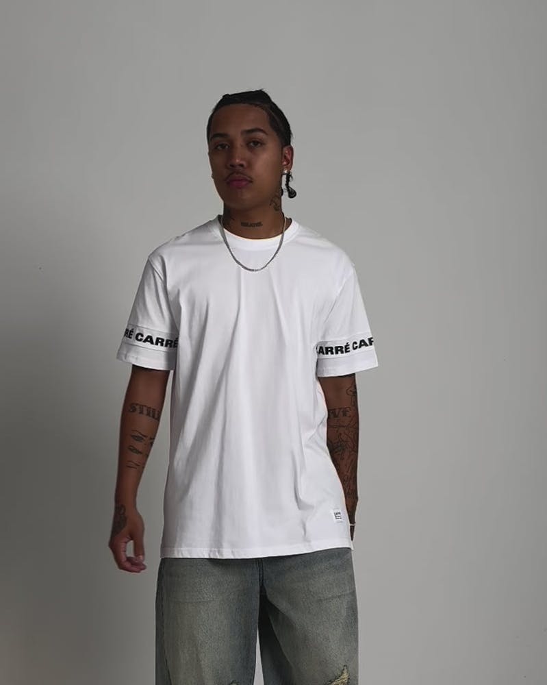 Carré La Manche Short Sleeve T-Shirt White thumbnail - 1