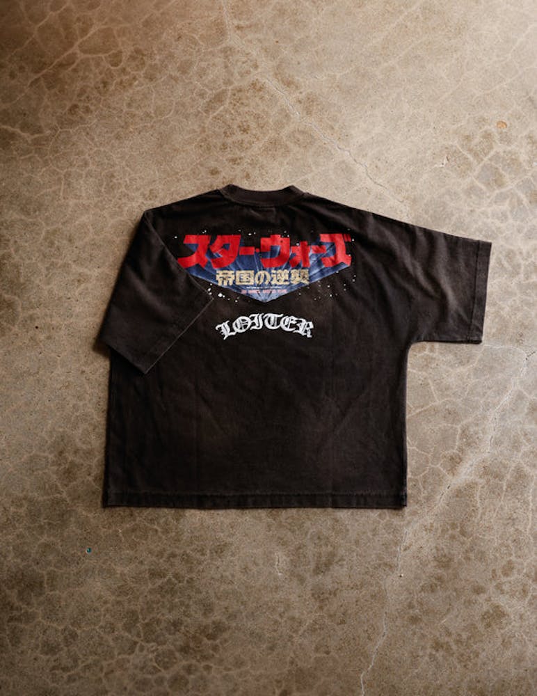 Loiter Star Wars Vintage T-Shirt Washed Black