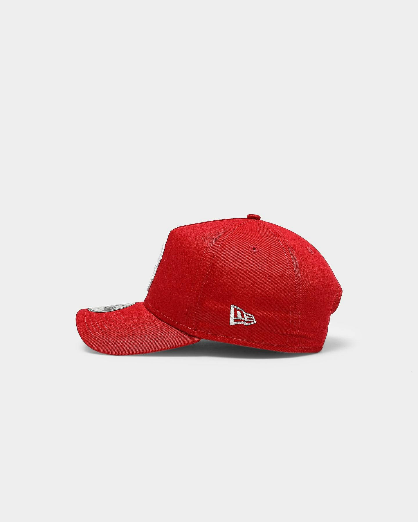 New Era Boston Red Sox 9FORTY A-Frame Grey Undervisor Snapback Red/Grey ...