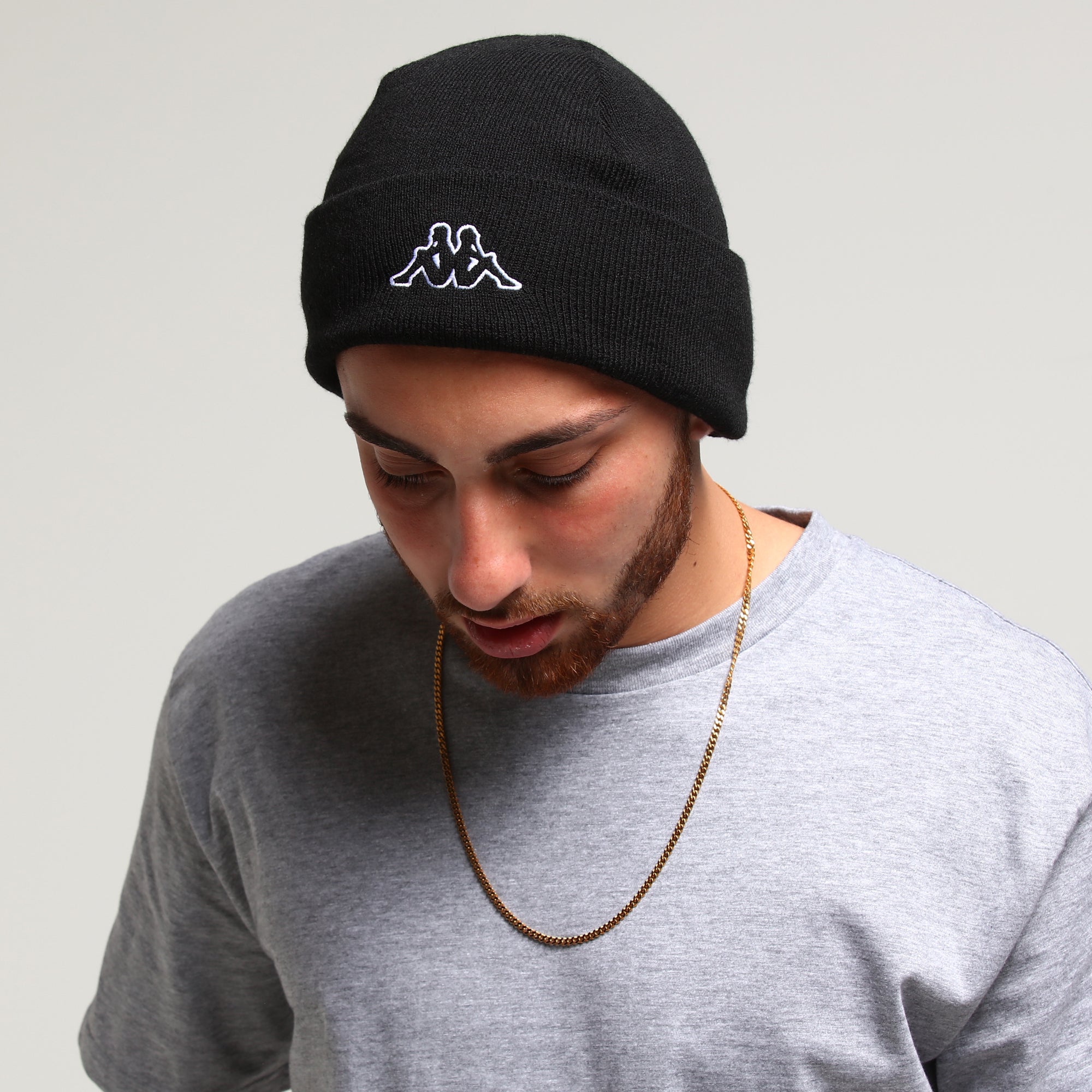 black kappa beanie