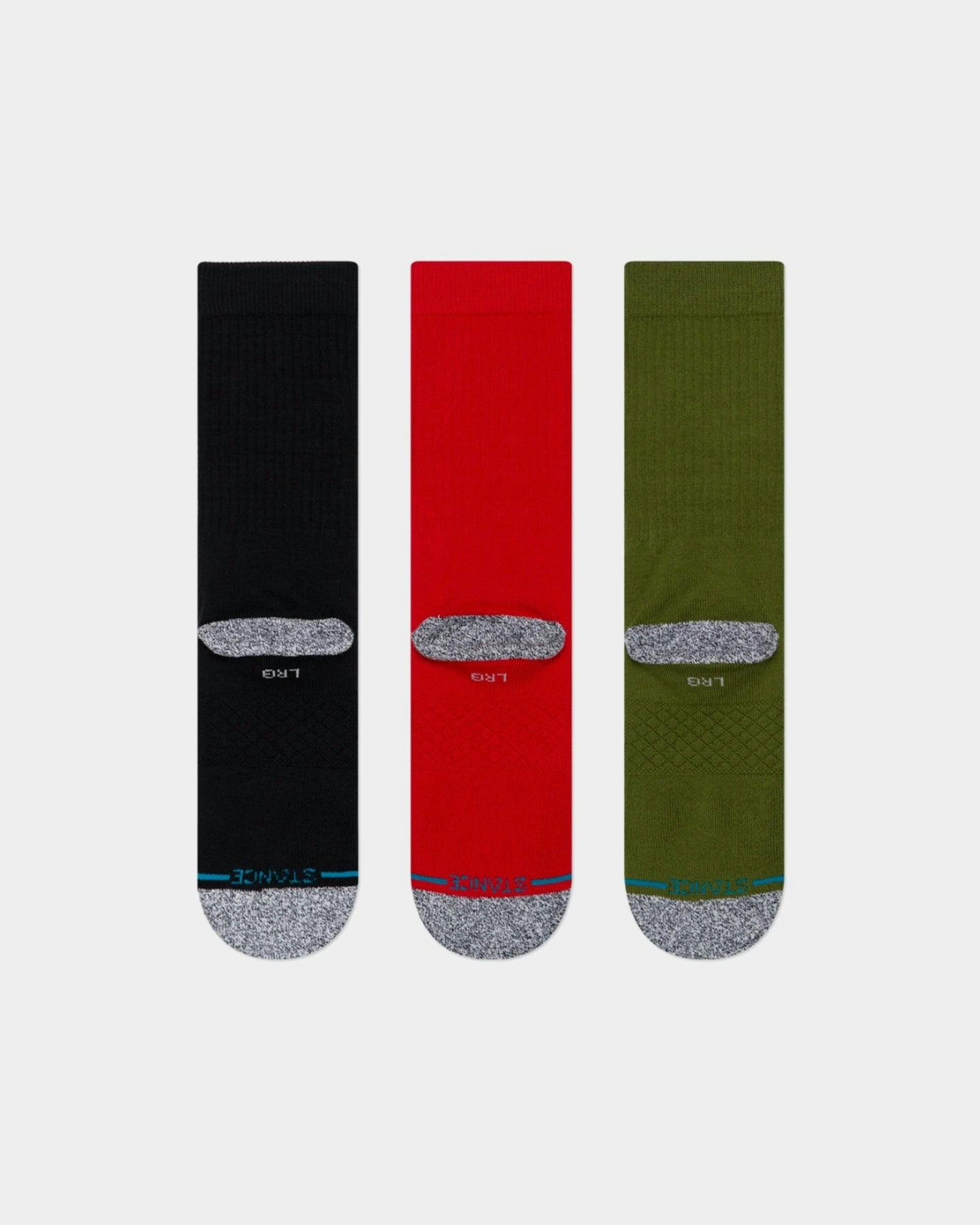 Stance Men's Corp 3 of a Kind Mix'n'Match Sock Pack Multi | Culture ...